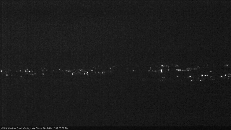 Lake Travis webcam, October 12, 2019 8:25 PM CT