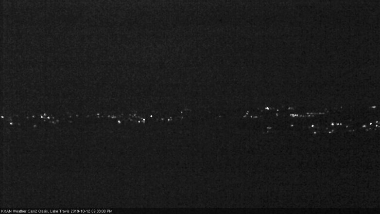 Lake Travis webcam, October 12, 2019 8:40 PM CT