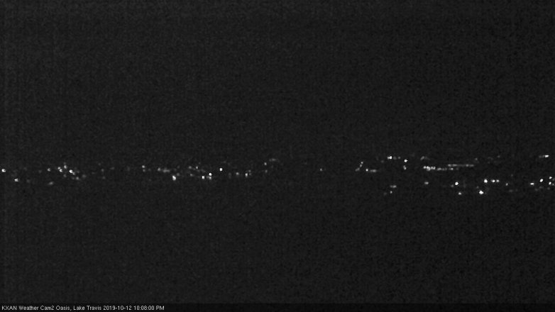 Lake Travis webcam, October 12, 2019 9:10 PM CT