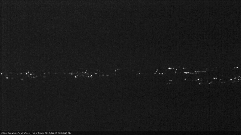 Lake Travis webcam, October 12, 2019 9:35 PM CT
