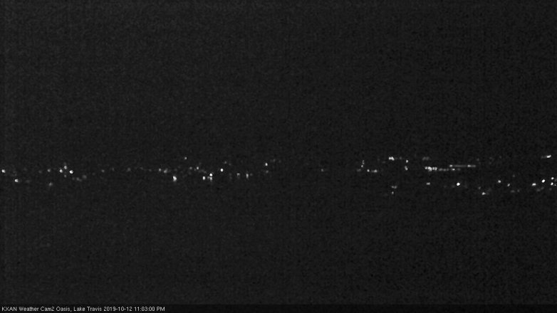 Lake Travis webcam, October 12, 2019 10:05 PM CT