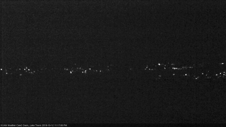 Lake Travis webcam, October 12, 2019 10:20 PM CT