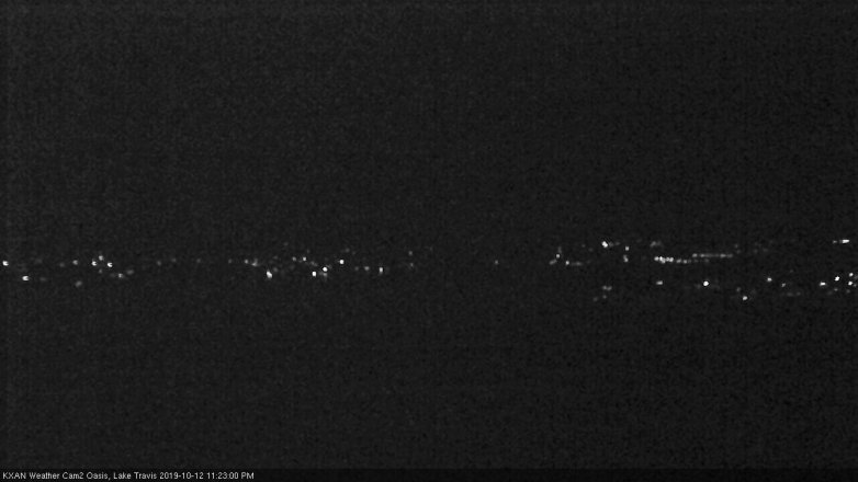 Lake Travis webcam, October 12, 2019 10:25 PM CT