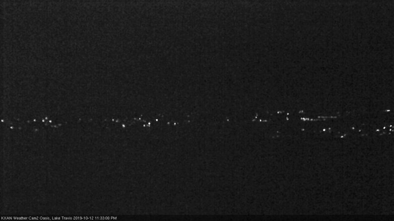Lake Travis webcam, October 12, 2019 10:35 PM CT