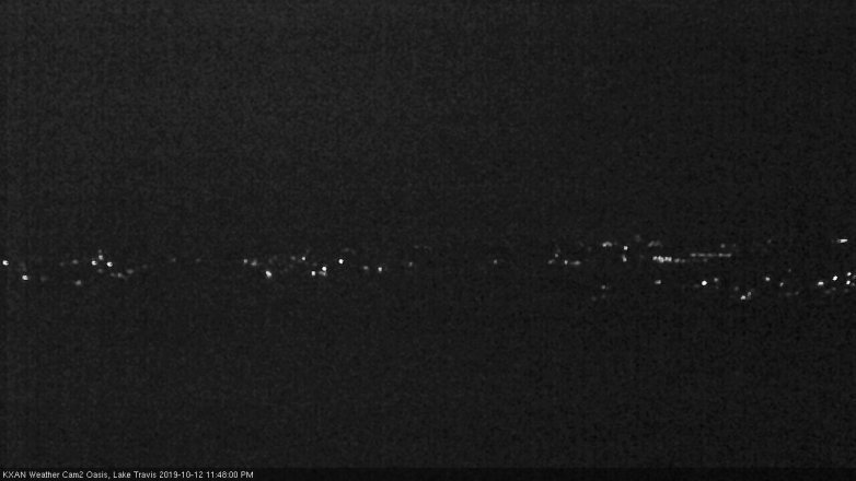 Lake Travis webcam, October 12, 2019 10:50 PM CT