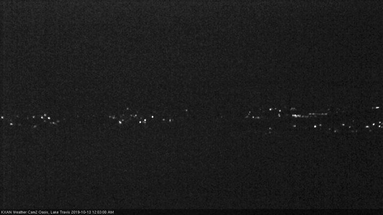 Lake Travis webcam, October 12, 2019 11:05 PM CT