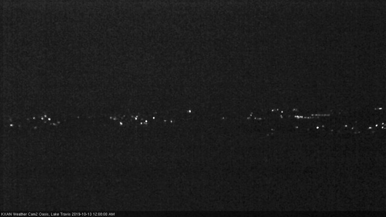 Lake Travis webcam, October 12, 2019 11:10 PM CT