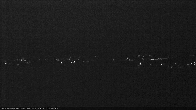 Lake Travis webcam, October 12, 2019 11:15 PM CT