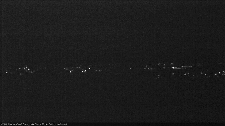Lake Travis webcam, October 12, 2019 11:20 PM CT