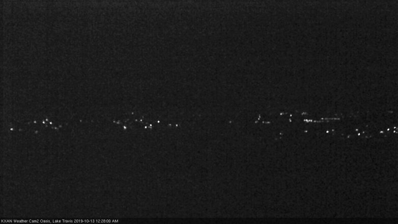 Lake Travis webcam, October 12, 2019 11:30 PM CT