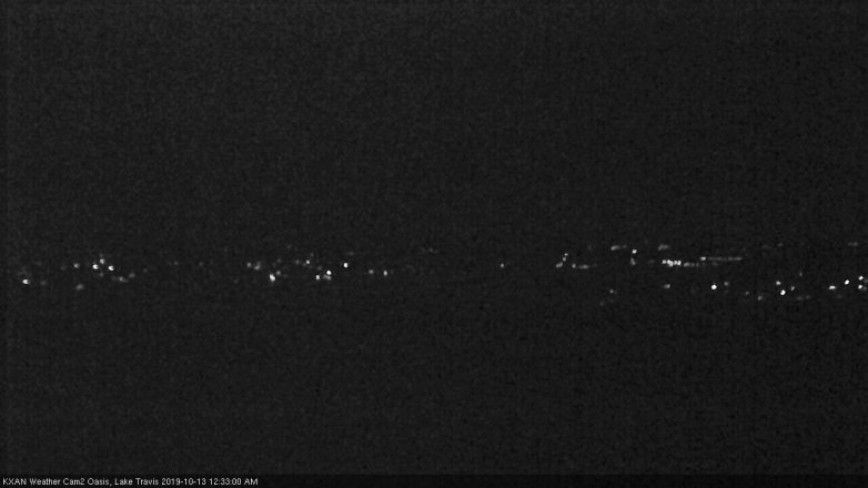 Lake Travis webcam, October 12, 2019 11:35 PM CT