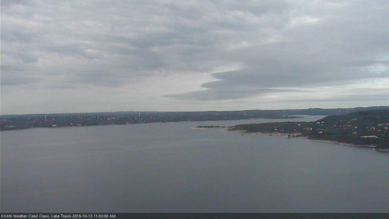 Lake Travis webcam, October 13, 2019 10:05 AM CT