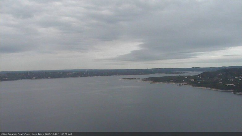 Lake Travis webcam, October 13, 2019 10:10 AM CT