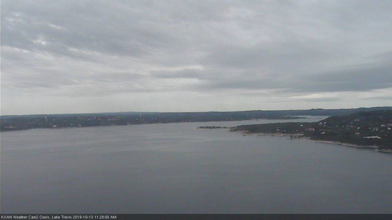 Lake Travis webcam, October 13, 2019 10:30 AM CT