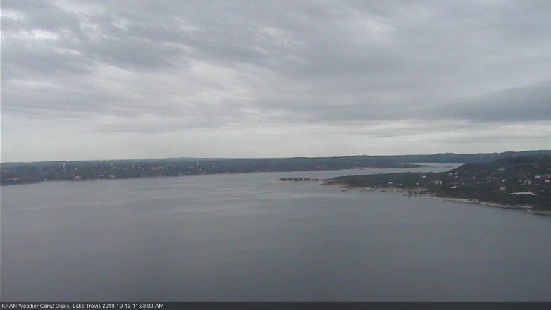 Lake Travis webcam, October 13, 2019 10:35 AM CT