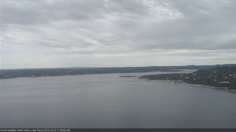 Lake Travis webcam, October 13, 2019 10:40 AM CT