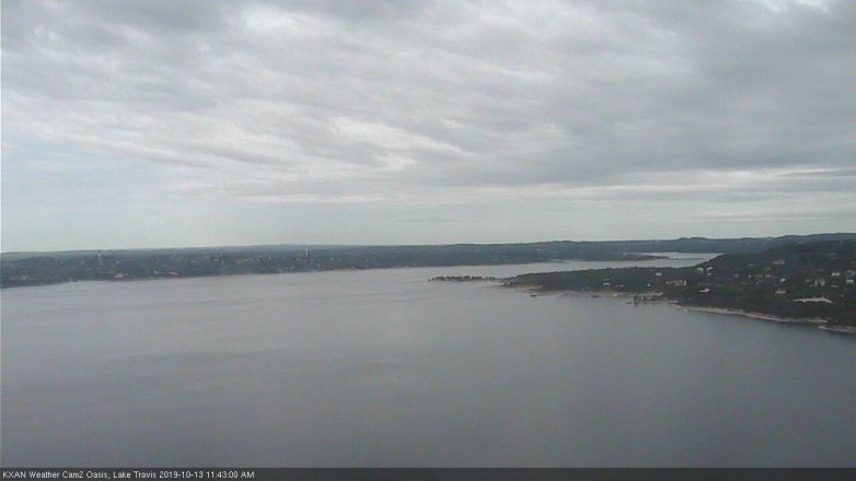 Lake Travis webcam, October 13, 2019 10:45 AM CT