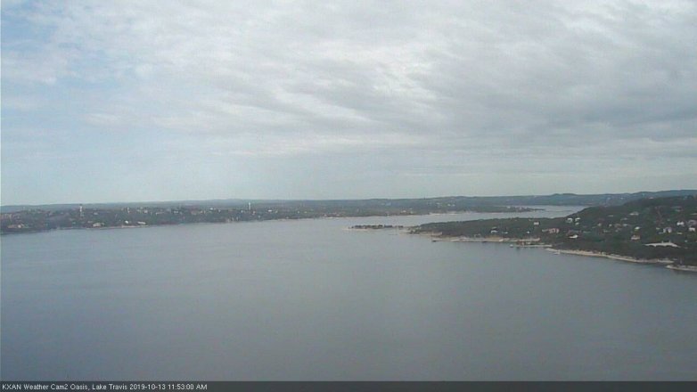 Lake Travis webcam, October 13, 2019 10:55 AM CT