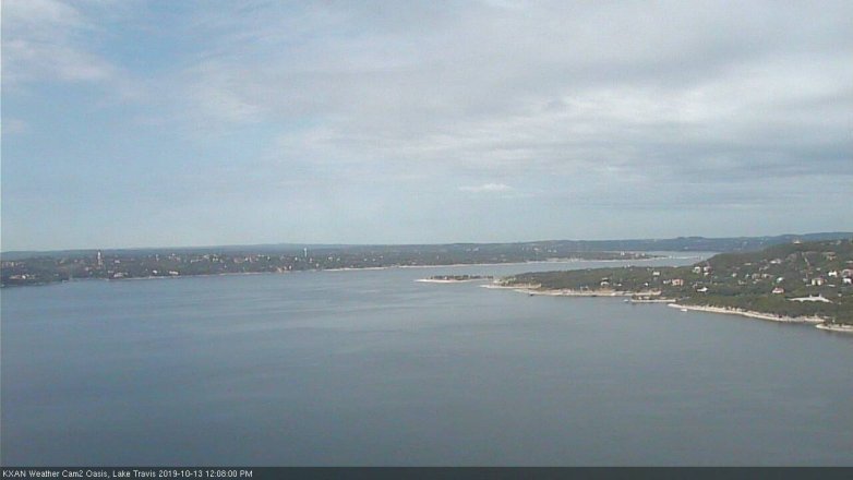 Lake Travis webcam, October 13, 2019 11:10 AM CT