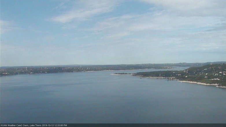 Lake Travis webcam, October 13, 2019 11:35 AM CT