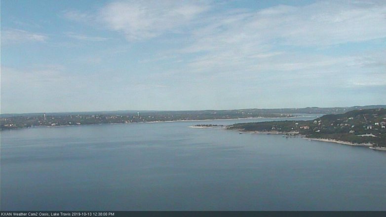 Lake Travis webcam, October 13, 2019 11:40 AM CT
