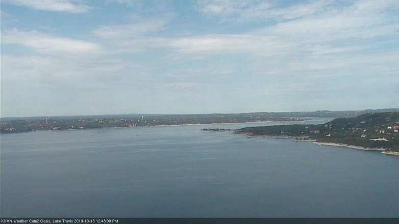 Lake Travis webcam, October 13, 2019 11:50 AM CT