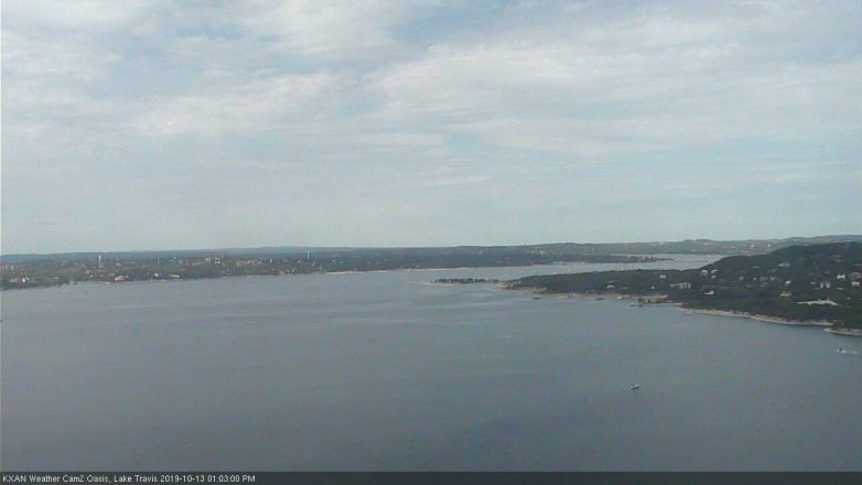 Lake Travis webcam, October 13, 2019 12:05 PM CT