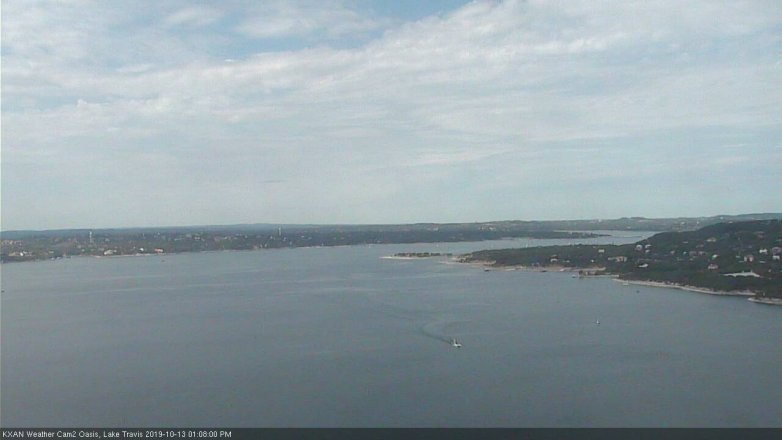 Lake Travis webcam, October 13, 2019 12:10 PM CT