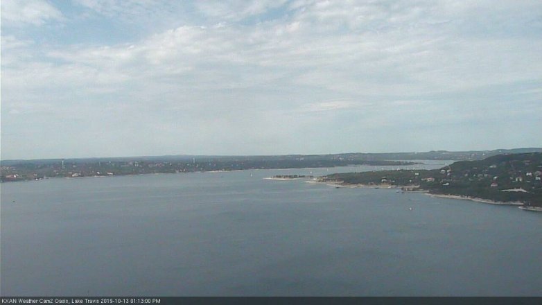 Lake Travis webcam, October 13, 2019 12:15 PM CT
