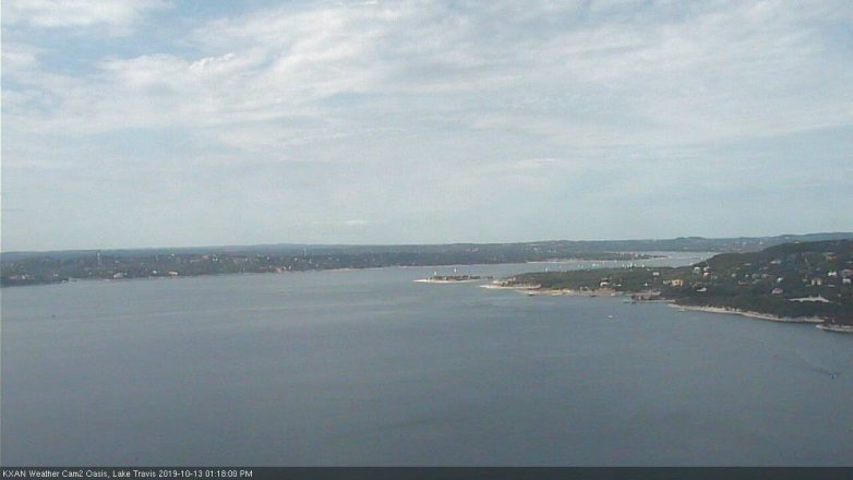 Lake Travis webcam, October 13, 2019 12:20 PM CT