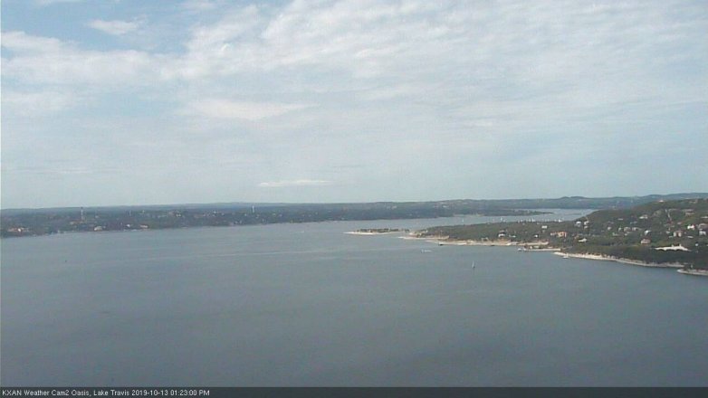 Lake Travis webcam, October 13, 2019 12:25 PM CT