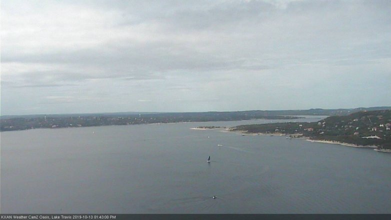 Lake Travis webcam, October 13, 2019 12:45 PM CT