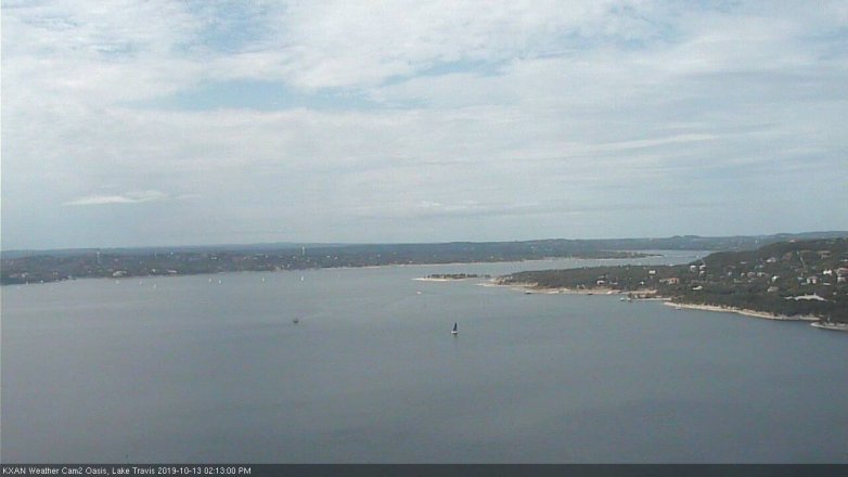 Lake Travis webcam, October 13, 2019 1:15 PM CT