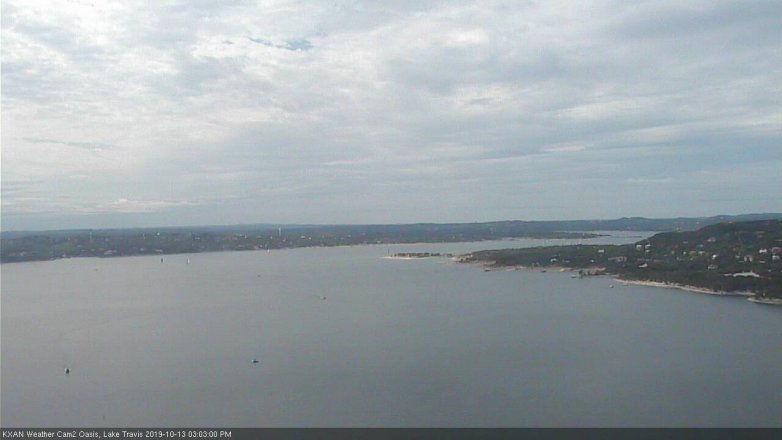 Lake Travis webcam, October 13, 2019 2:05 PM CT