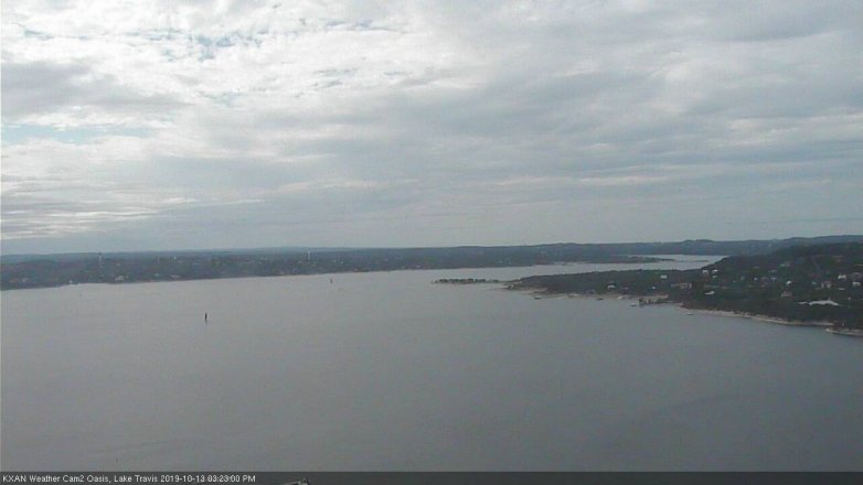 Lake Travis webcam, October 13, 2019 2:25 PM CT