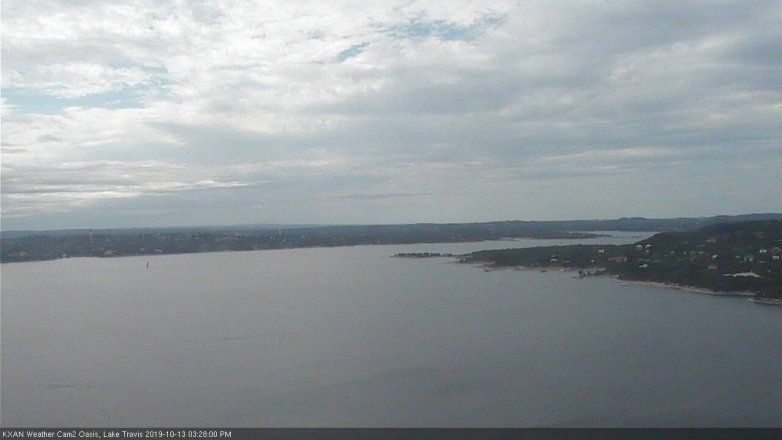 Lake Travis webcam, October 13, 2019 2:30 PM CT