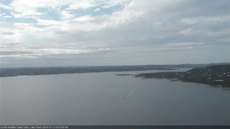 Lake Travis webcam, October 13, 2019 2:35 PM CT
