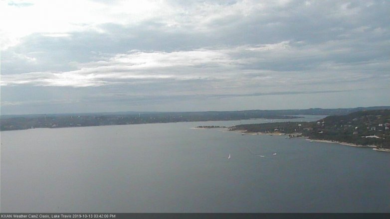 Lake Travis webcam, October 13, 2019 2:45 PM CT