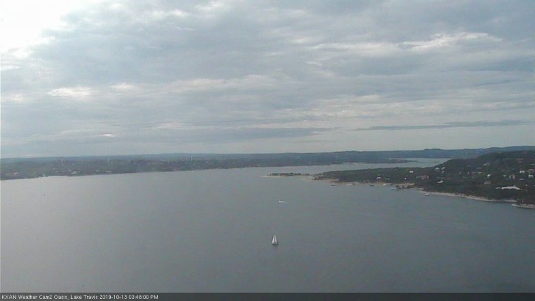 Lake Travis webcam, October 13, 2019 2:50 PM CT