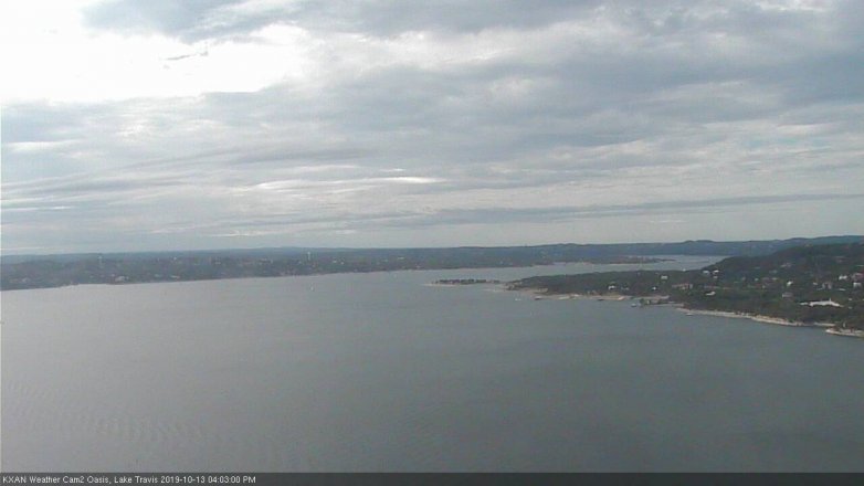 Lake Travis webcam, October 13, 2019 3:05 PM CT