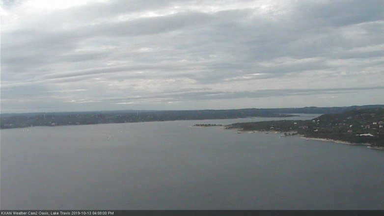 Lake Travis webcam, October 13, 2019 3:10 PM CT