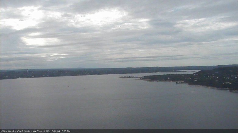 Lake Travis webcam, October 13, 2019 3:20 PM CT