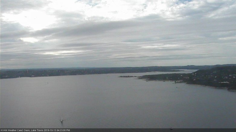Lake Travis webcam, October 13, 2019 3:25 PM CT