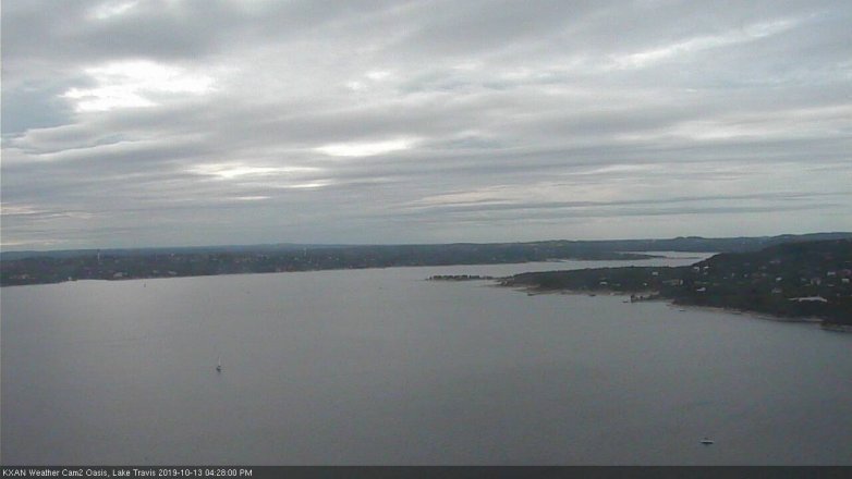 Lake Travis webcam, October 13, 2019 3:30 PM CT