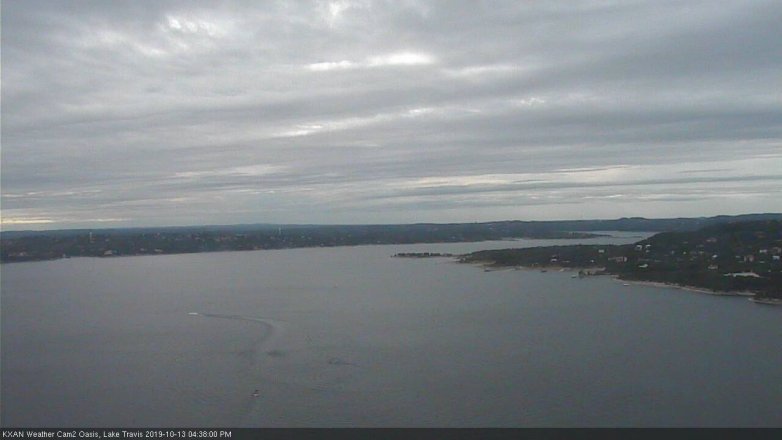 Lake Travis webcam, October 13, 2019 3:40 PM CT