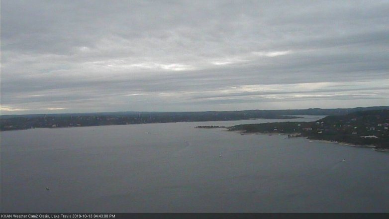 Lake Travis webcam, October 13, 2019 3:45 PM CT