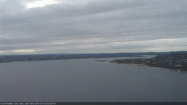 Lake Travis webcam, October 13, 2019 3:55 PM CT