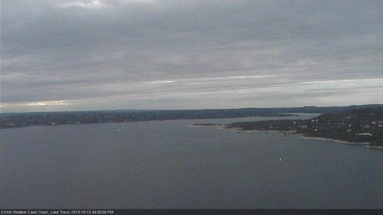Lake Travis webcam, October 13, 2019 4:00 PM CT