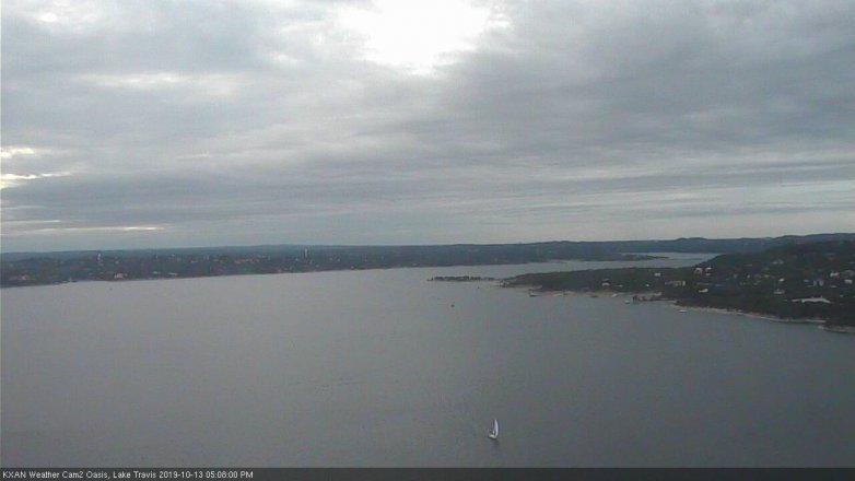 Lake Travis webcam, October 13, 2019 4:10 PM CT