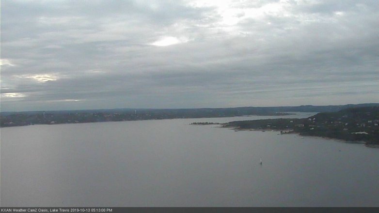 Lake Travis webcam, October 13, 2019 4:15 PM CT